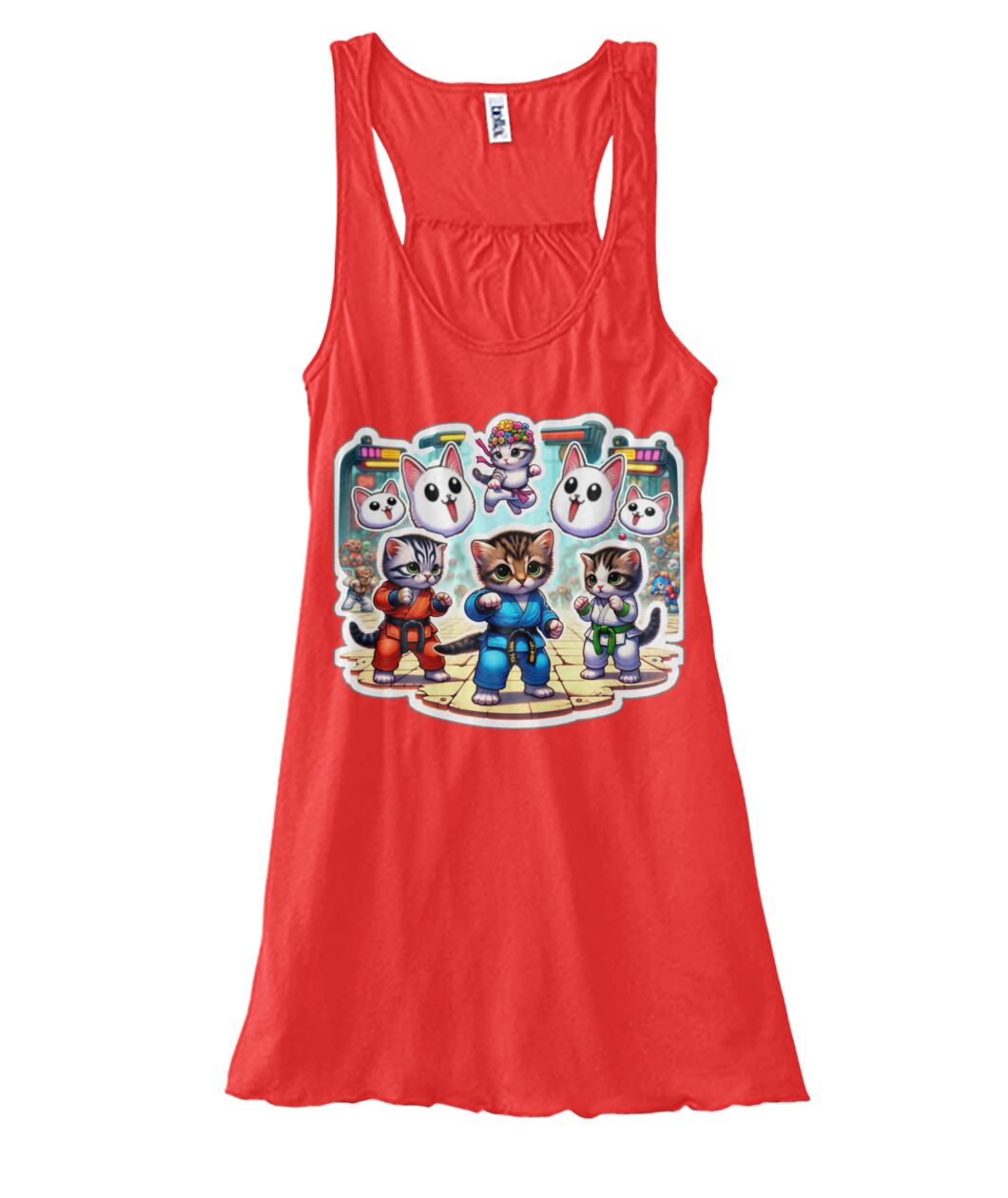 Cat Fighters 1 (TankTop & More) Women's Flowy Tank