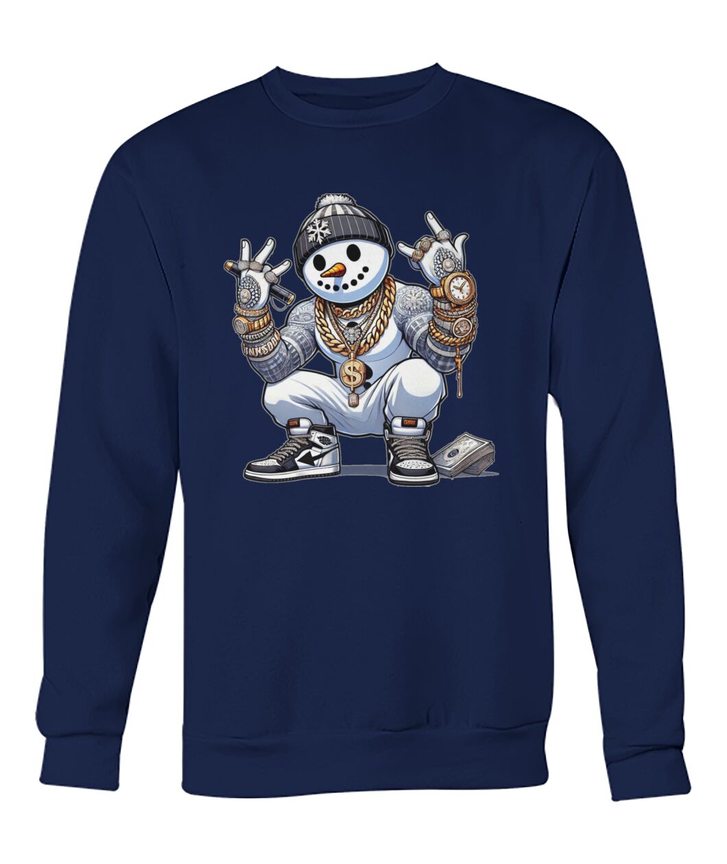 MC Snowballer (Hoodie & More) Crew Neck Sweatshirt