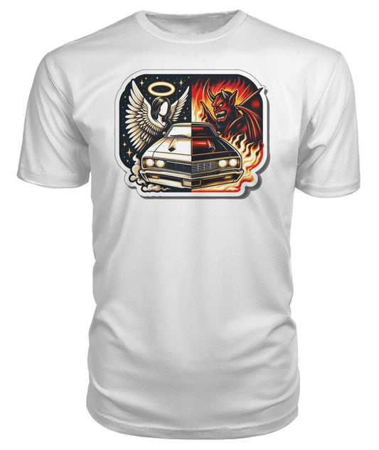 Angel Demon Car 1 (Sweater & More) Premium Unisex Tee