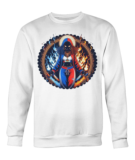 Haitian Goddess (T-Shirt & More) Crew Neck Sweatshirt