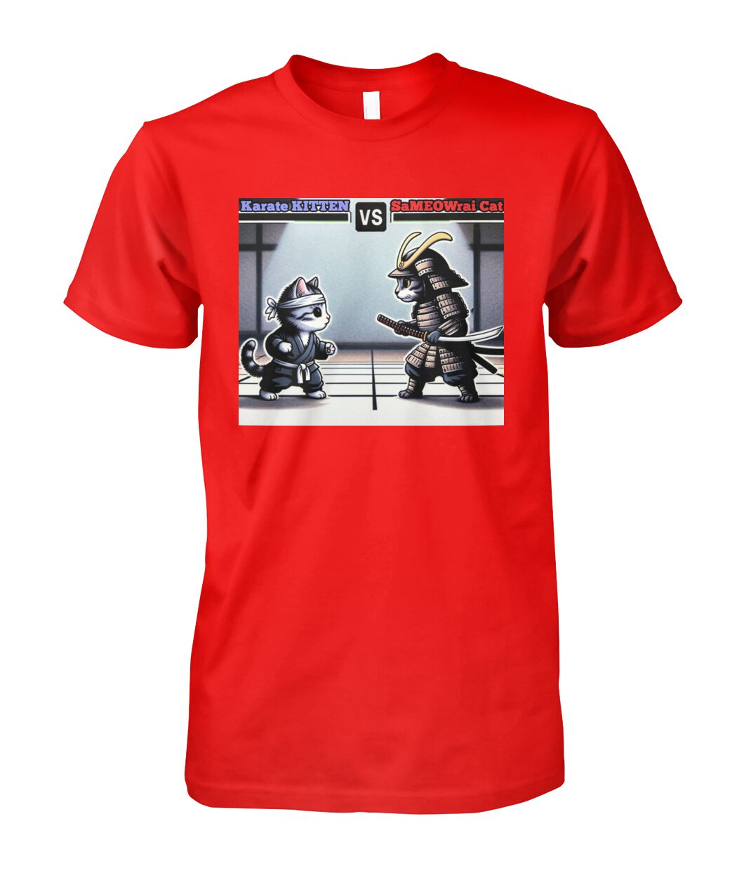 Karate vs Samurai Cat (T-Shirt & More)