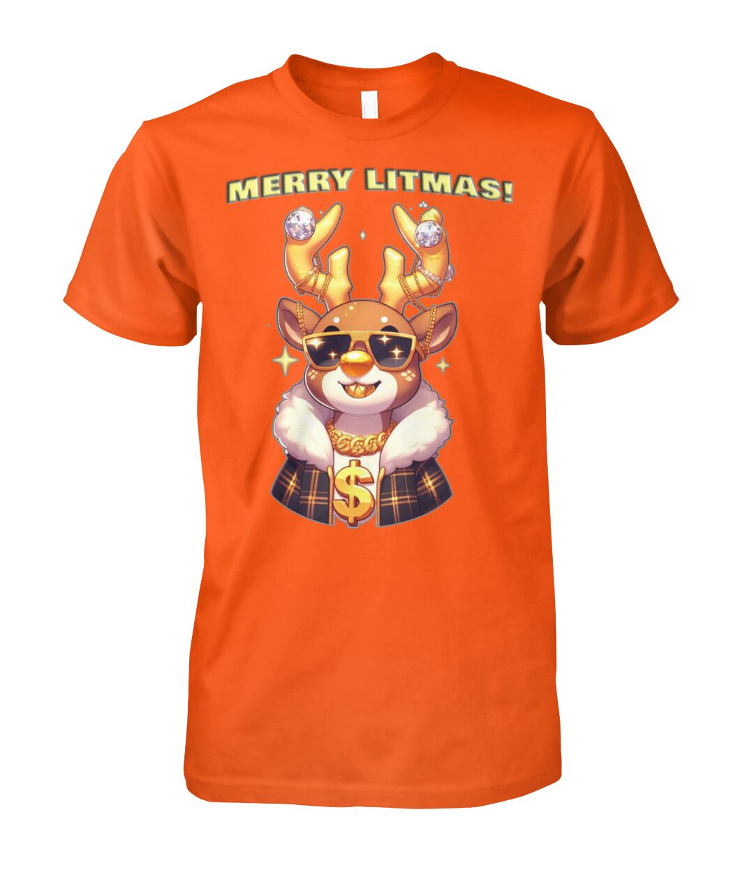 Merry Litmas Reindeer (T-Shirt & More)