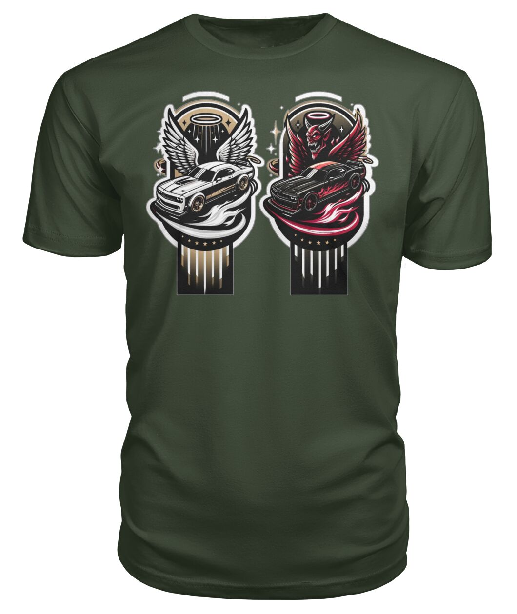 Angel Demon Car 2 (Sweater & More) Premium Unisex Tee
