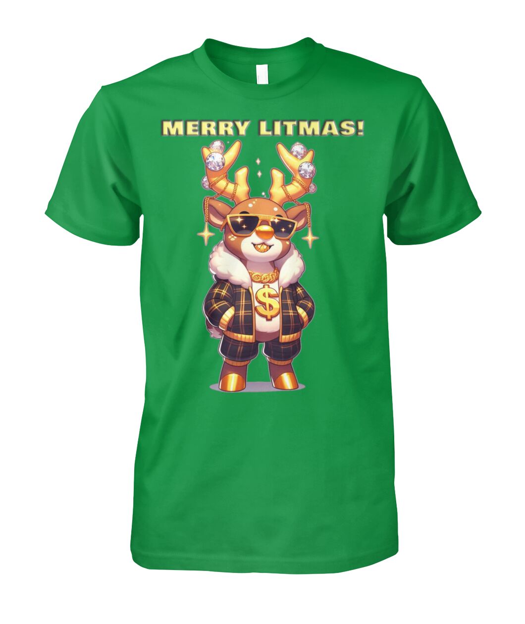 Merry Litmas Reindeer 2 (T-Shirt & More)