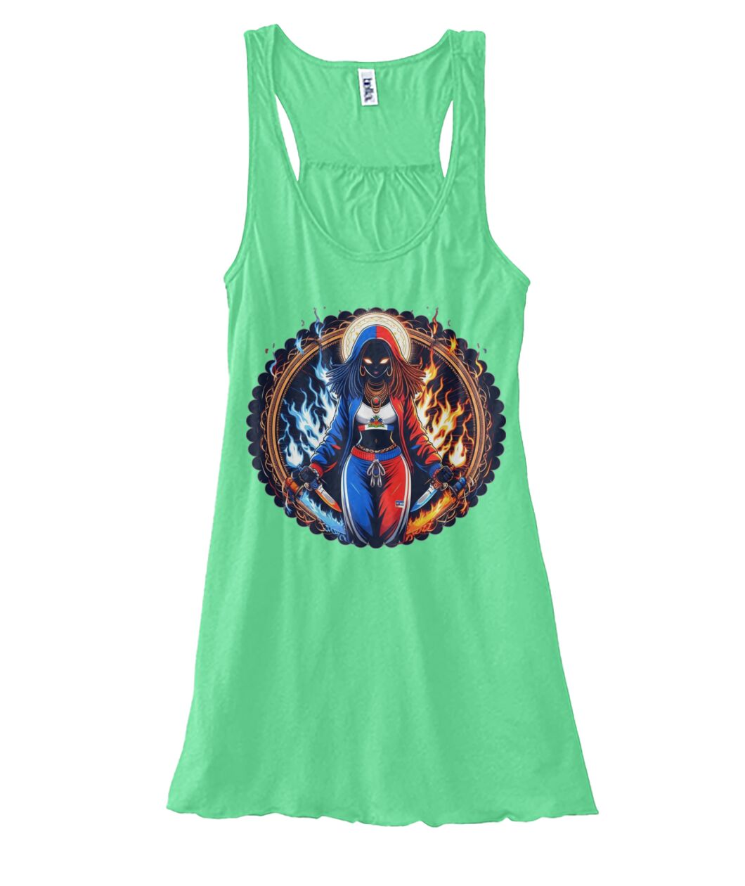 Haitian Goddess (T-Shirt & More) Women's Flowy Tank