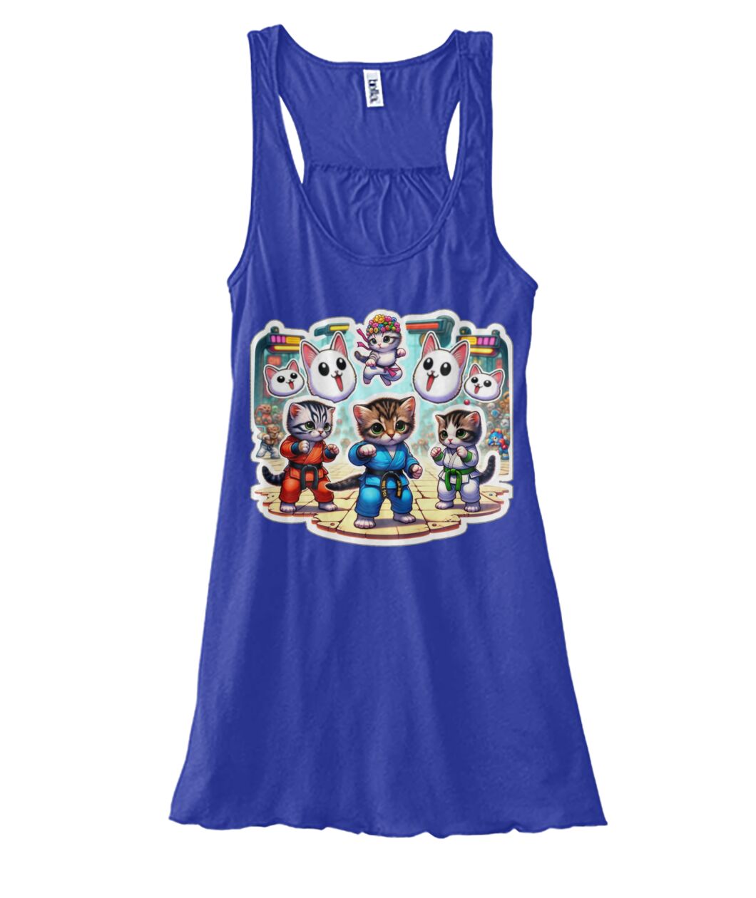 Cat Fighters 1 (TankTop & More) Women's Flowy Tank