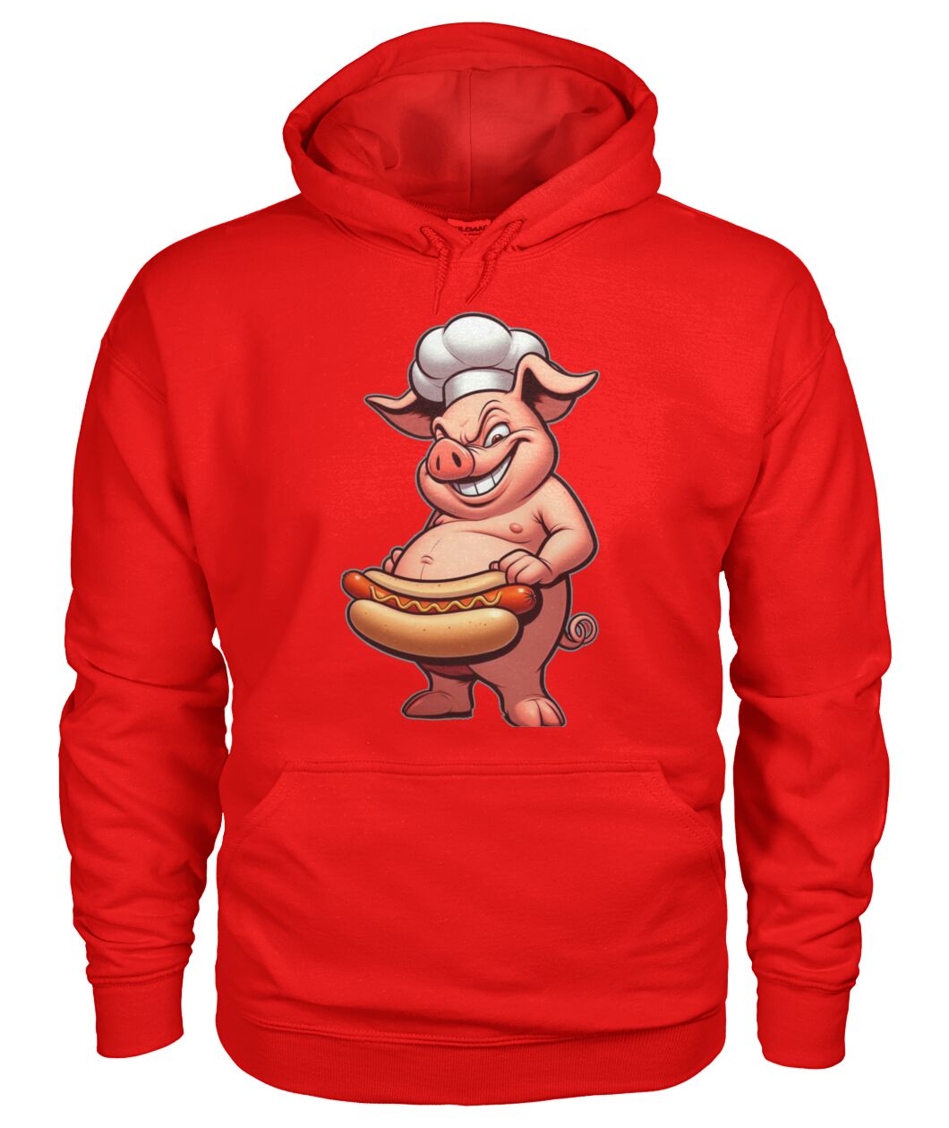 Chef Pig Hotdog (Hoodie & More) Unisex Hoodie