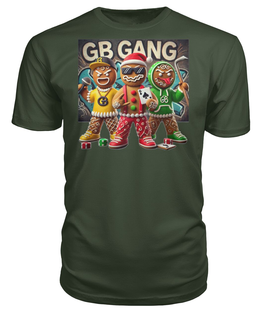 Gingerbread Gang 1 (Sweater & More) Premium Unisex Tee