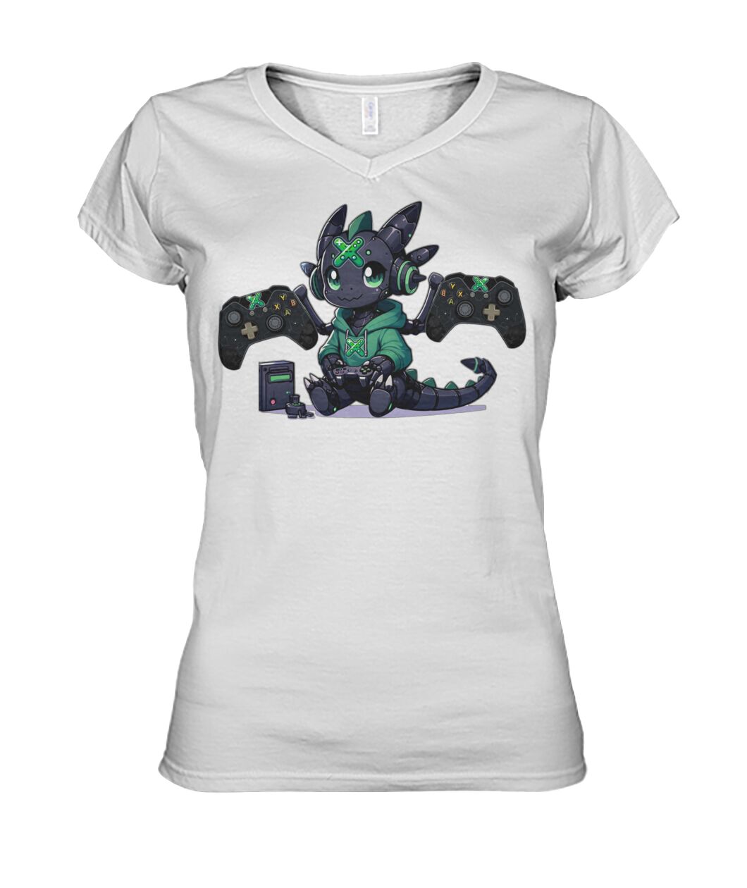 Console Dragons Green (Hoodie & V Necks)