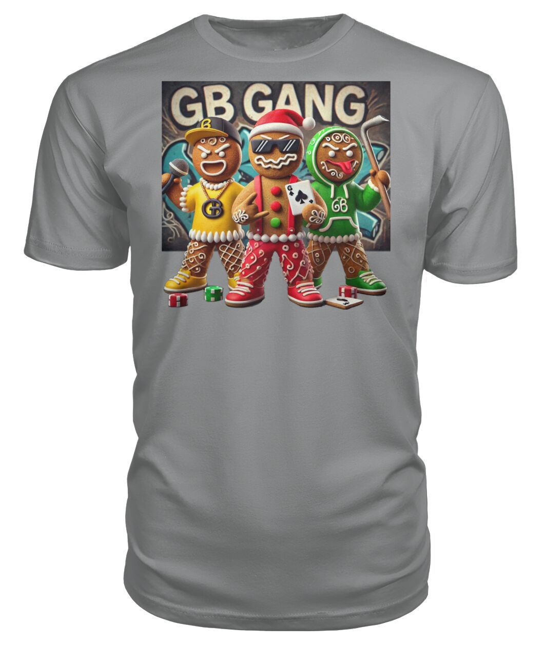 Gingerbread Gang 1 (Sweater & More) Premium Unisex Tee
