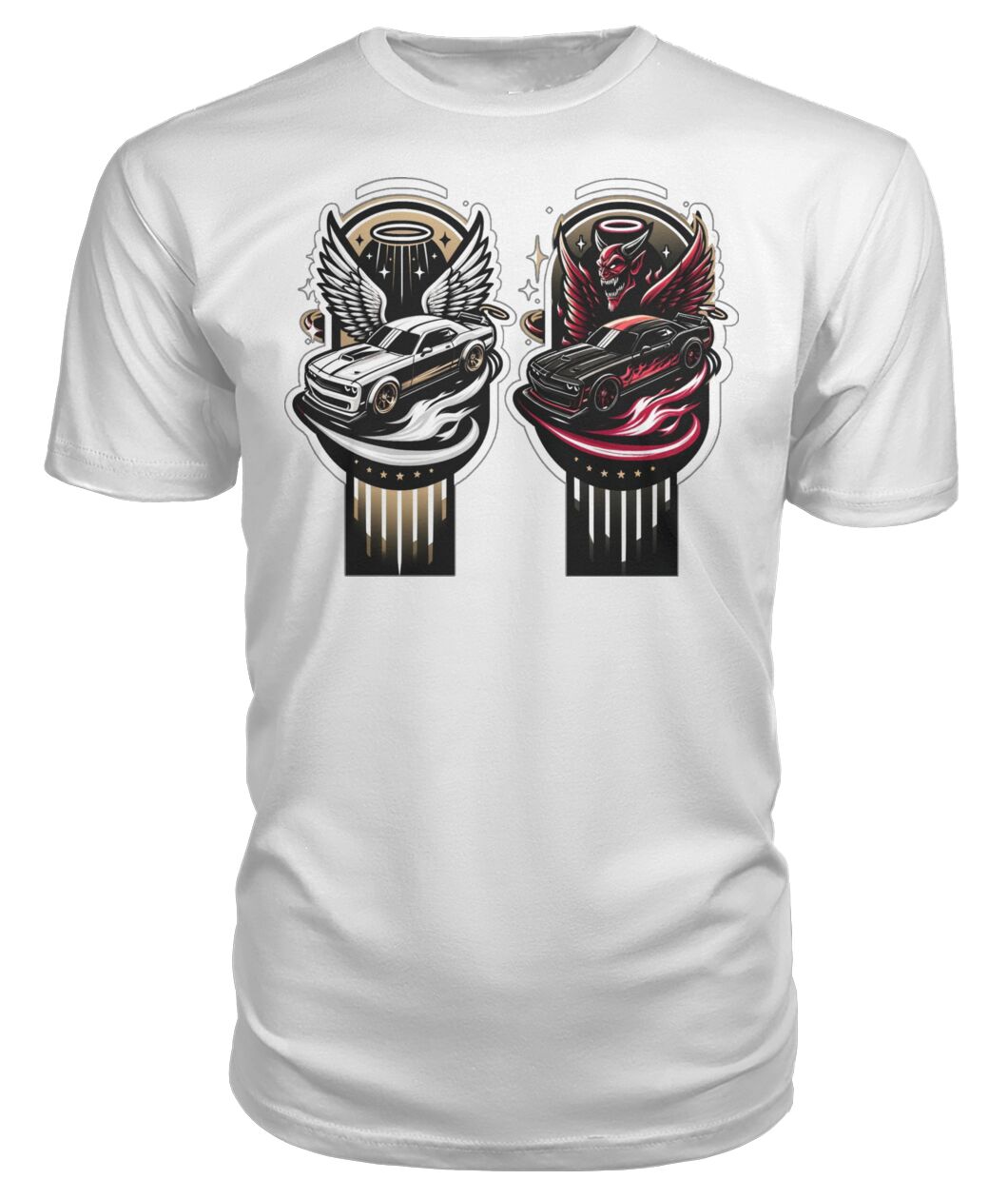 Angel Demon Car 2 (Sweater & More) Premium Unisex Tee