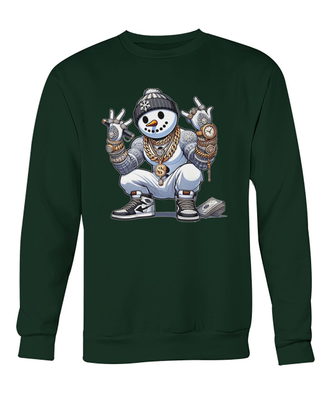 MC Snowballer (Hoodie & More) Crew Neck Sweatshirt