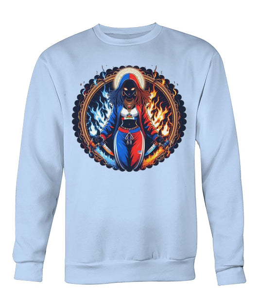 Haitian Goddess (T-Shirt & More) Crew Neck Sweatshirt