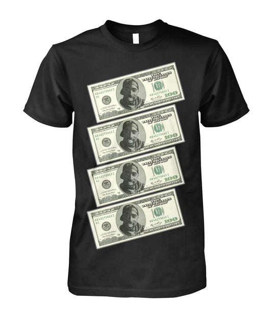 2Pac $100 bills (T Shirts)