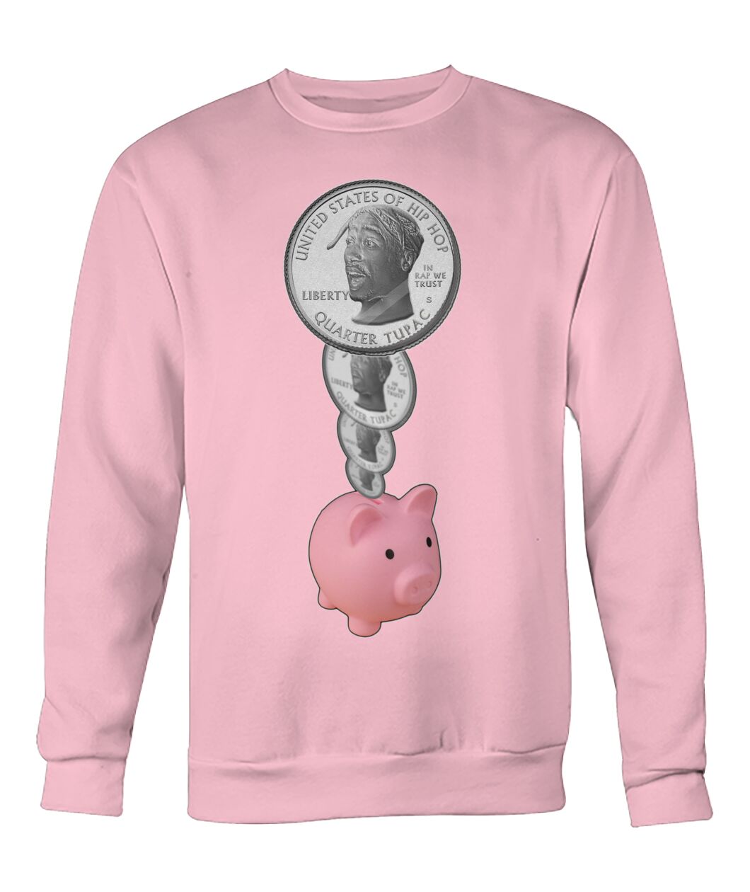 2Pac Piggy Bank (Sweater & Long Sleeve)