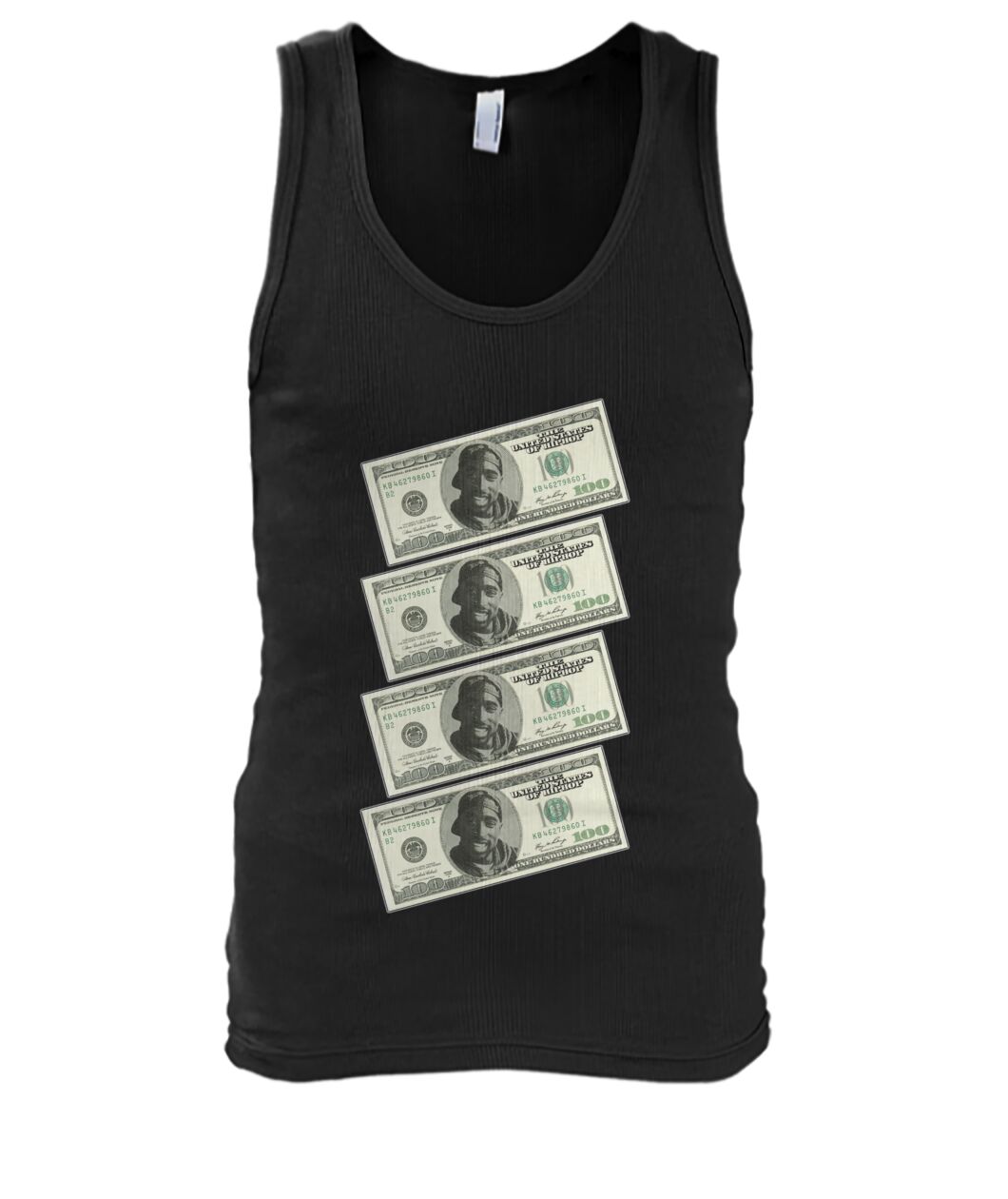 2Pac $100 bills (Tank Top & Polo)