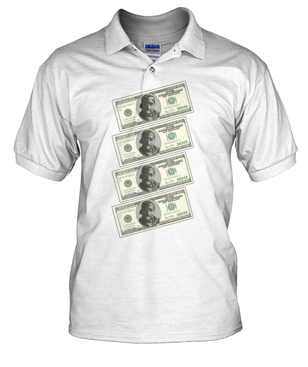 2Pac $100 bills (Tank Top & Polo)