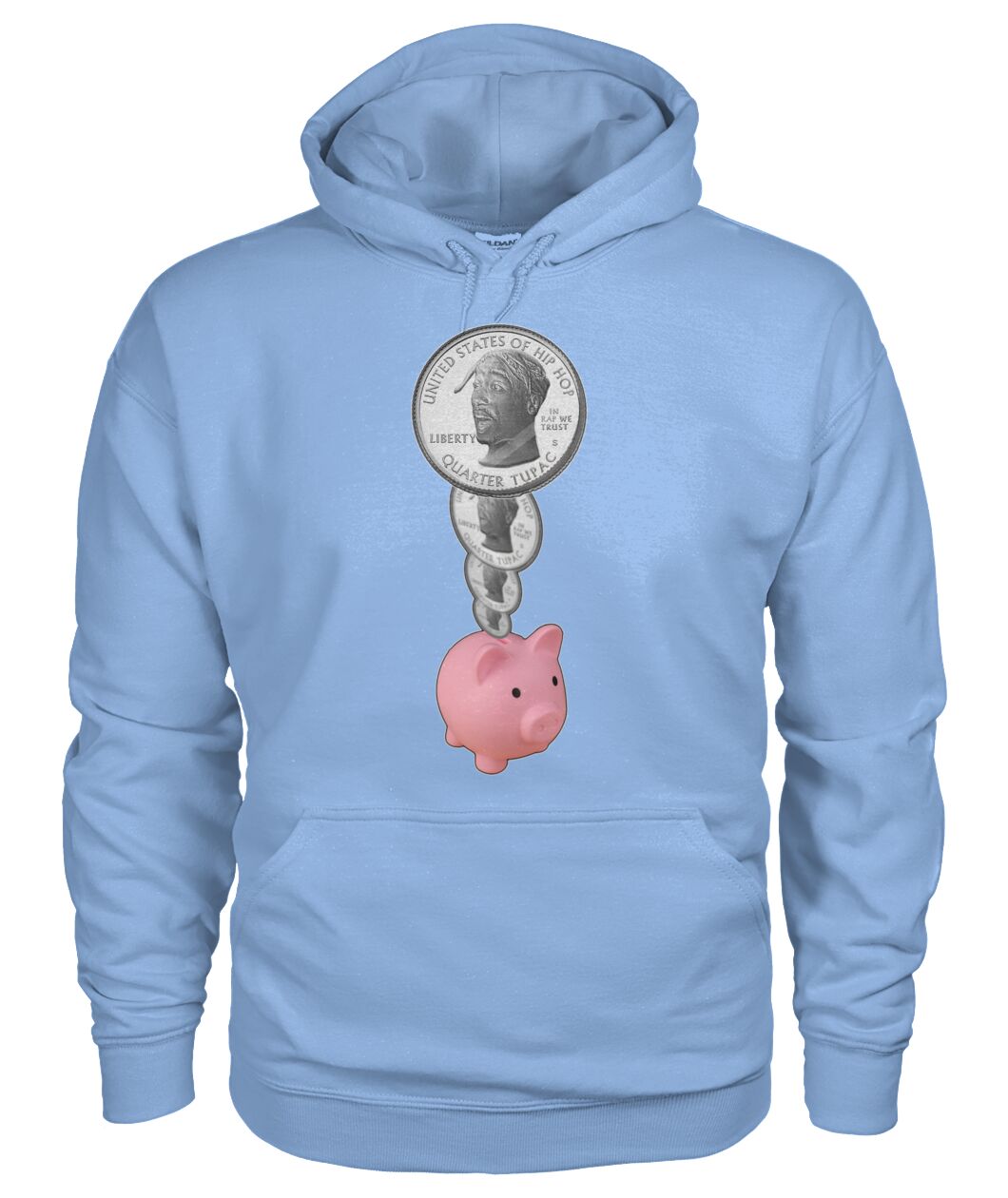 2Pac Piggy Bank (Hoodie & V Necks)
