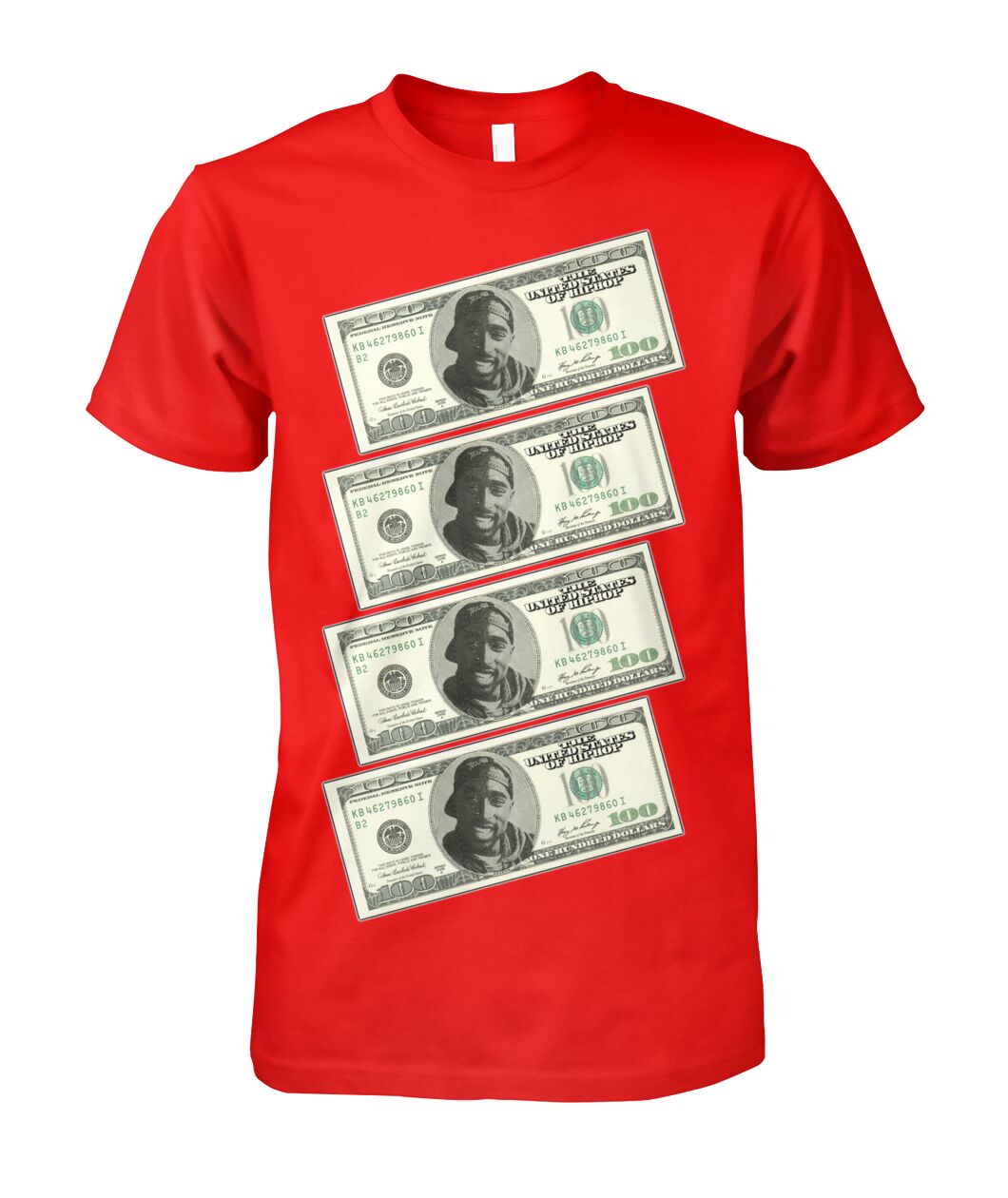 2Pac $100 bills (T Shirts)