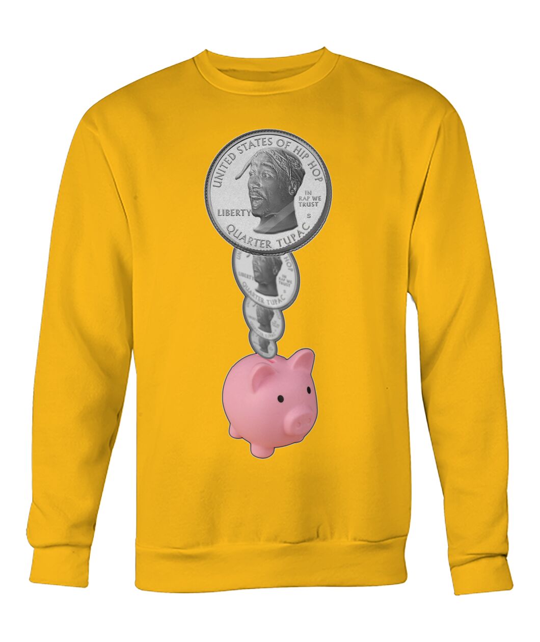 2Pac Piggy Bank (Sweater & Long Sleeve)