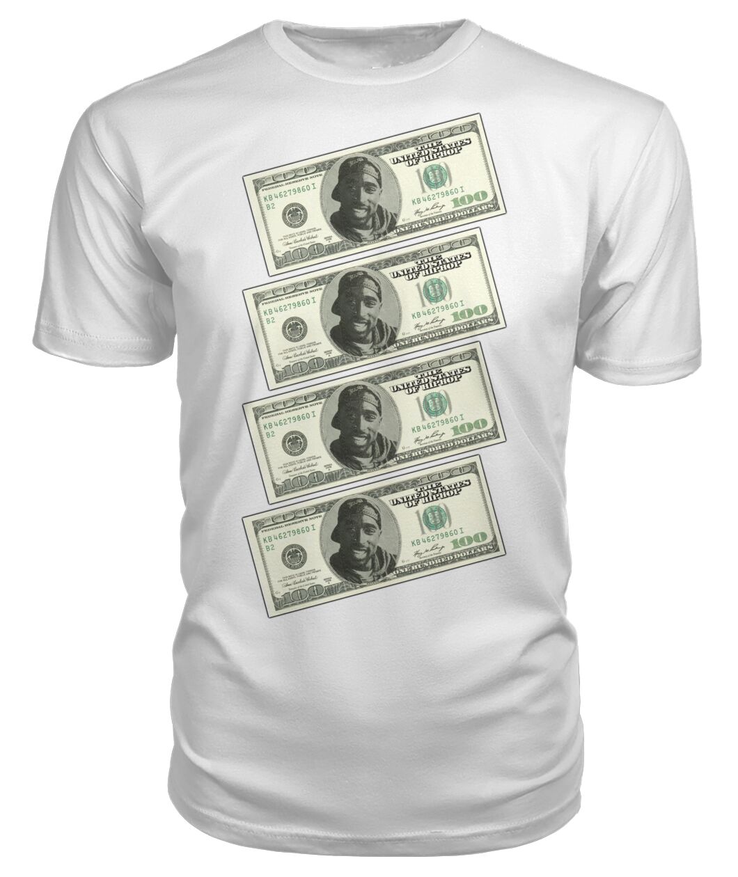 2Pac $100 bills (T Shirts)