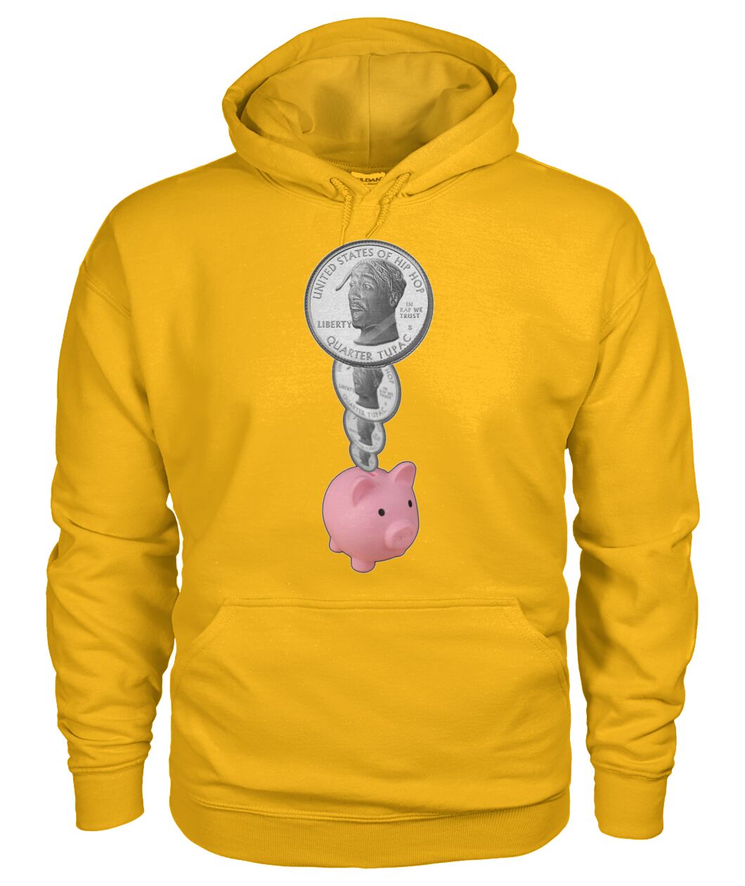 2Pac Piggy Bank (Hoodie & V Necks)