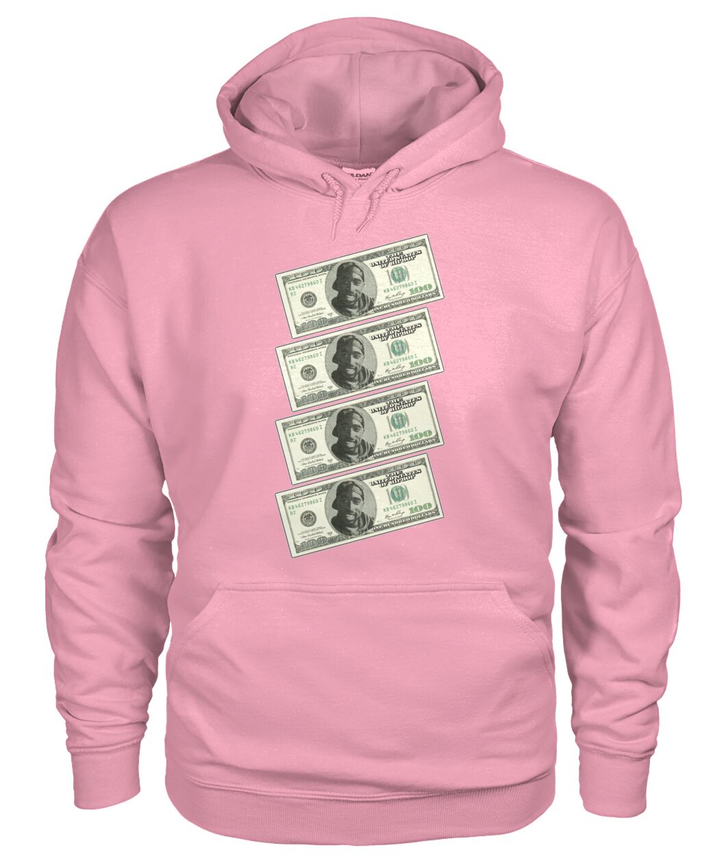 2Pac $100 bills (Hoodie & V Necks)
