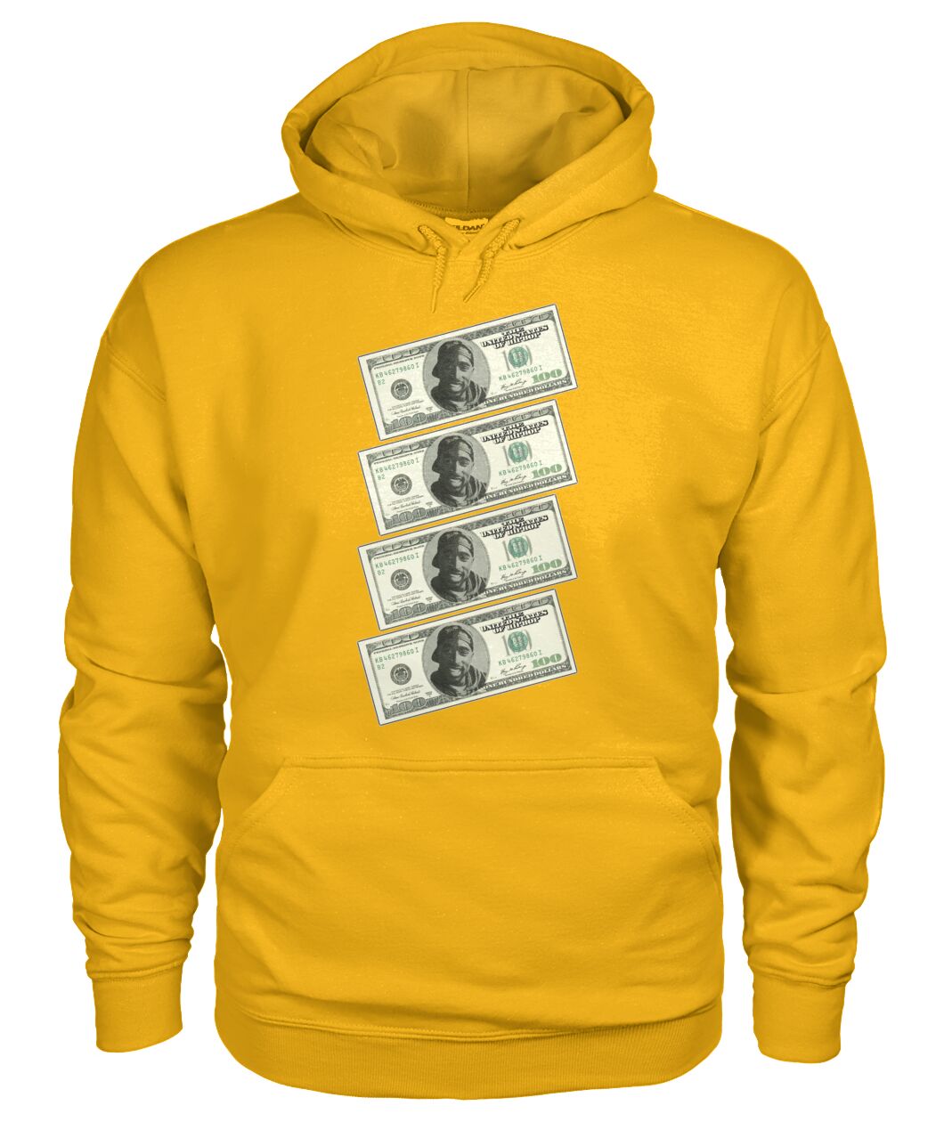 2Pac $100 bills (Hoodie & V Necks)
