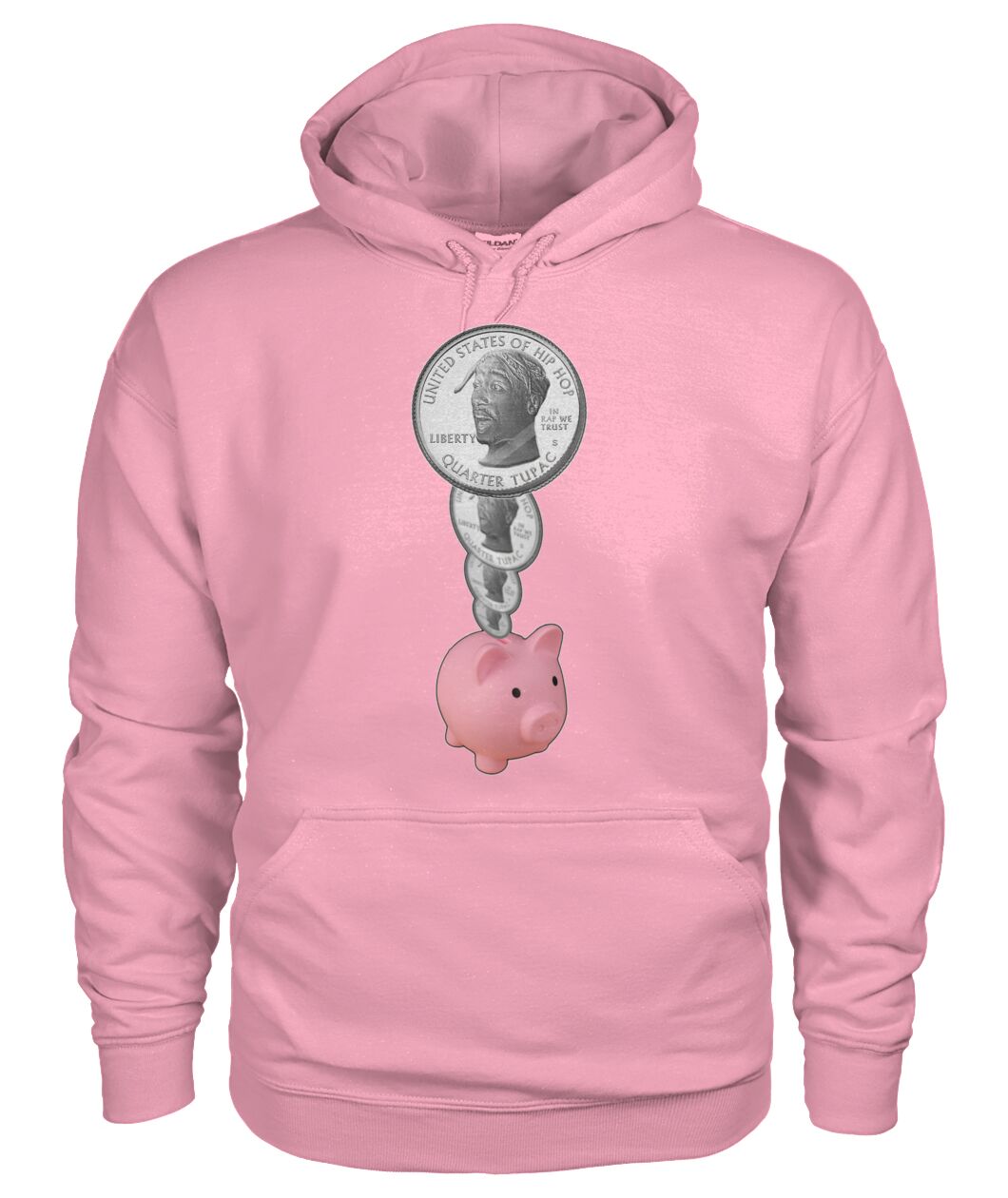 2Pac Piggy Bank (Hoodie & V Necks)
