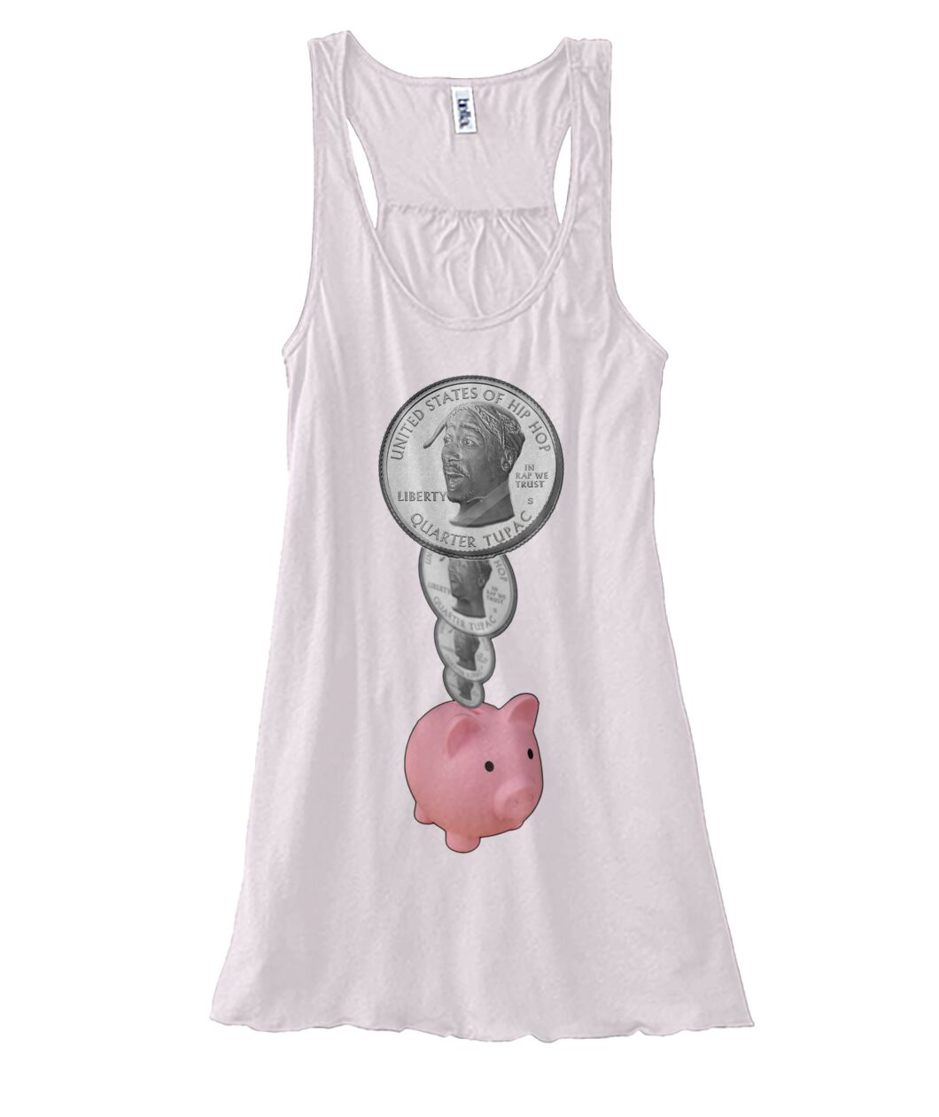 2Pac Piggy Bank (Tank Top & Polo)