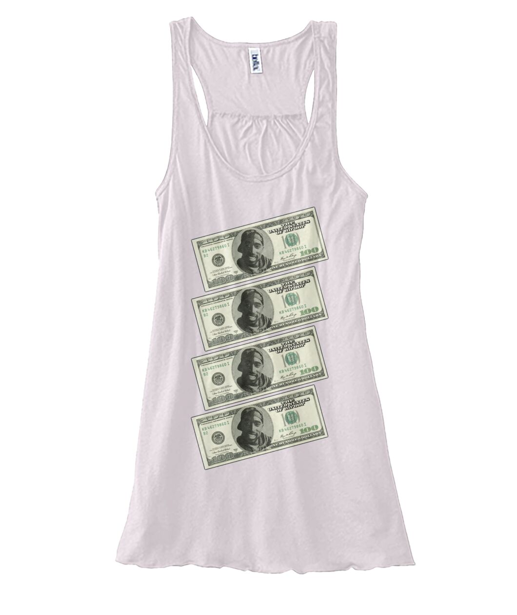 2Pac $100 bills (Tank Top & Polo)