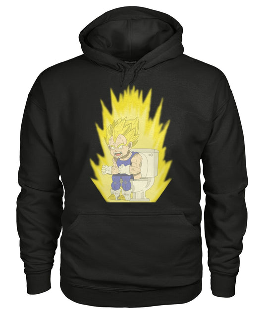 Super Saiyan Toilet (Hoodie & V Necks)