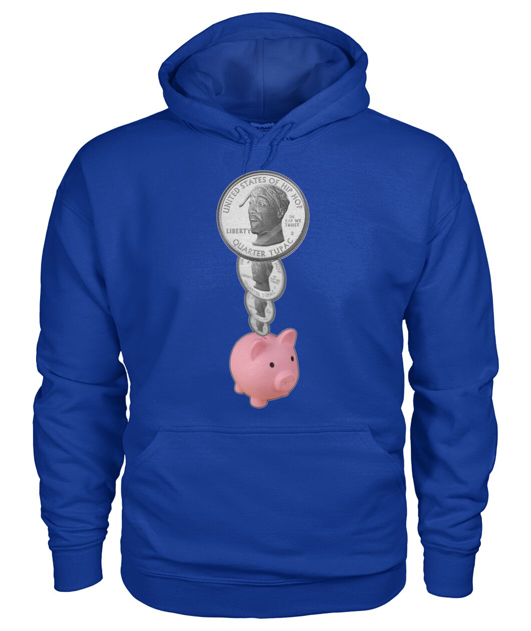 2Pac Piggy Bank (Hoodie & V Necks)