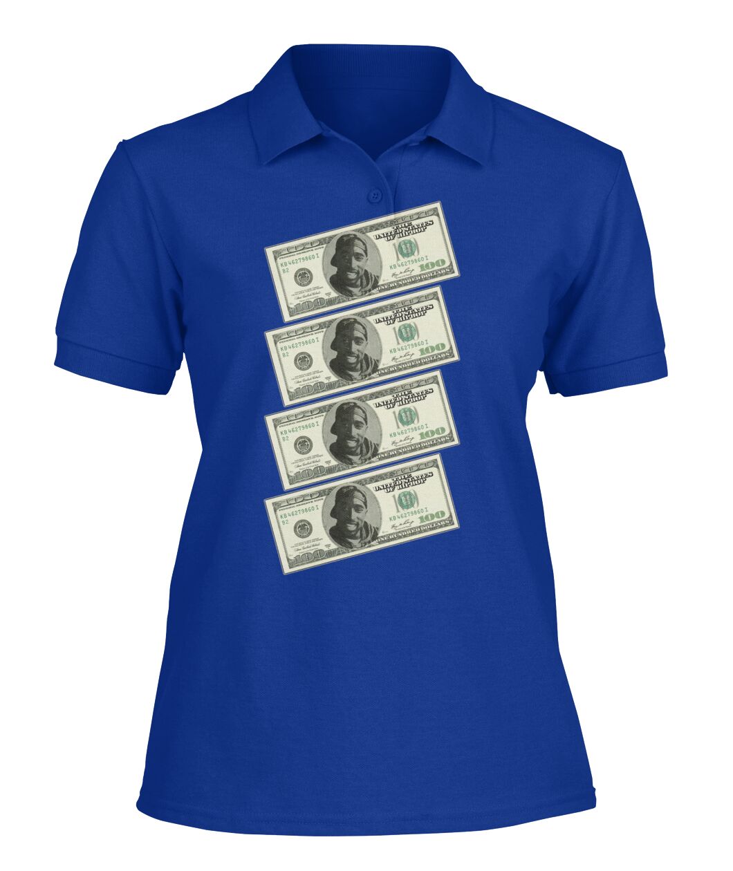 2Pac $100 bills (Tank Top & Polo)