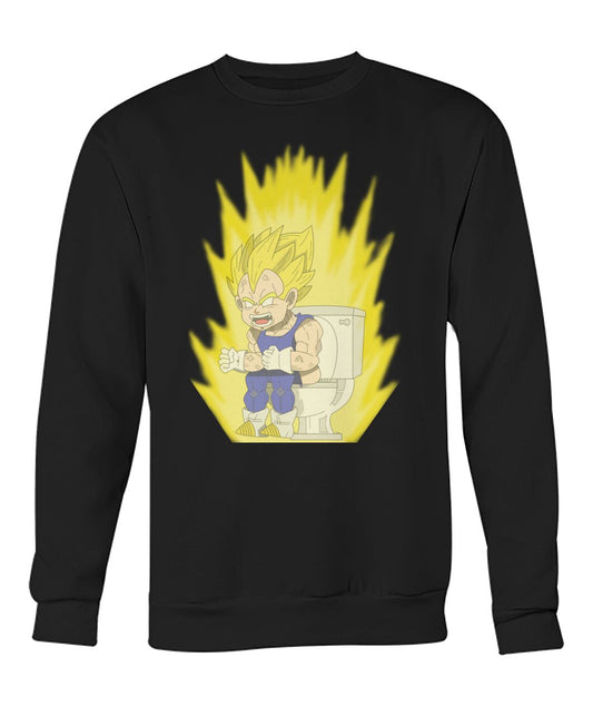 Super Saiyan Toilet (Sweater & Long Sleeve)