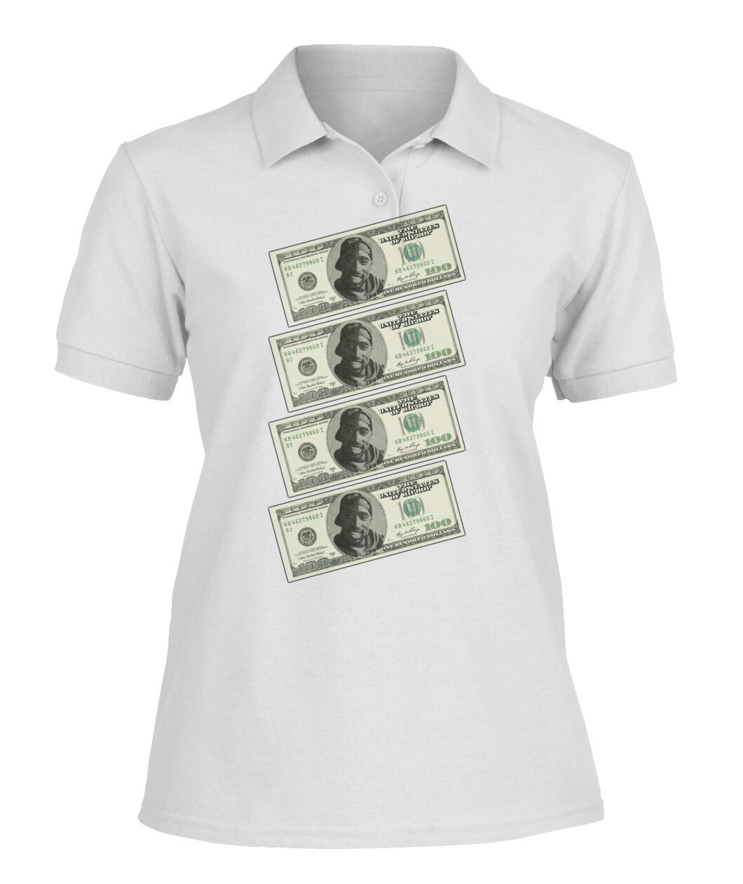 2Pac $100 bills (Tank Top & Polo)
