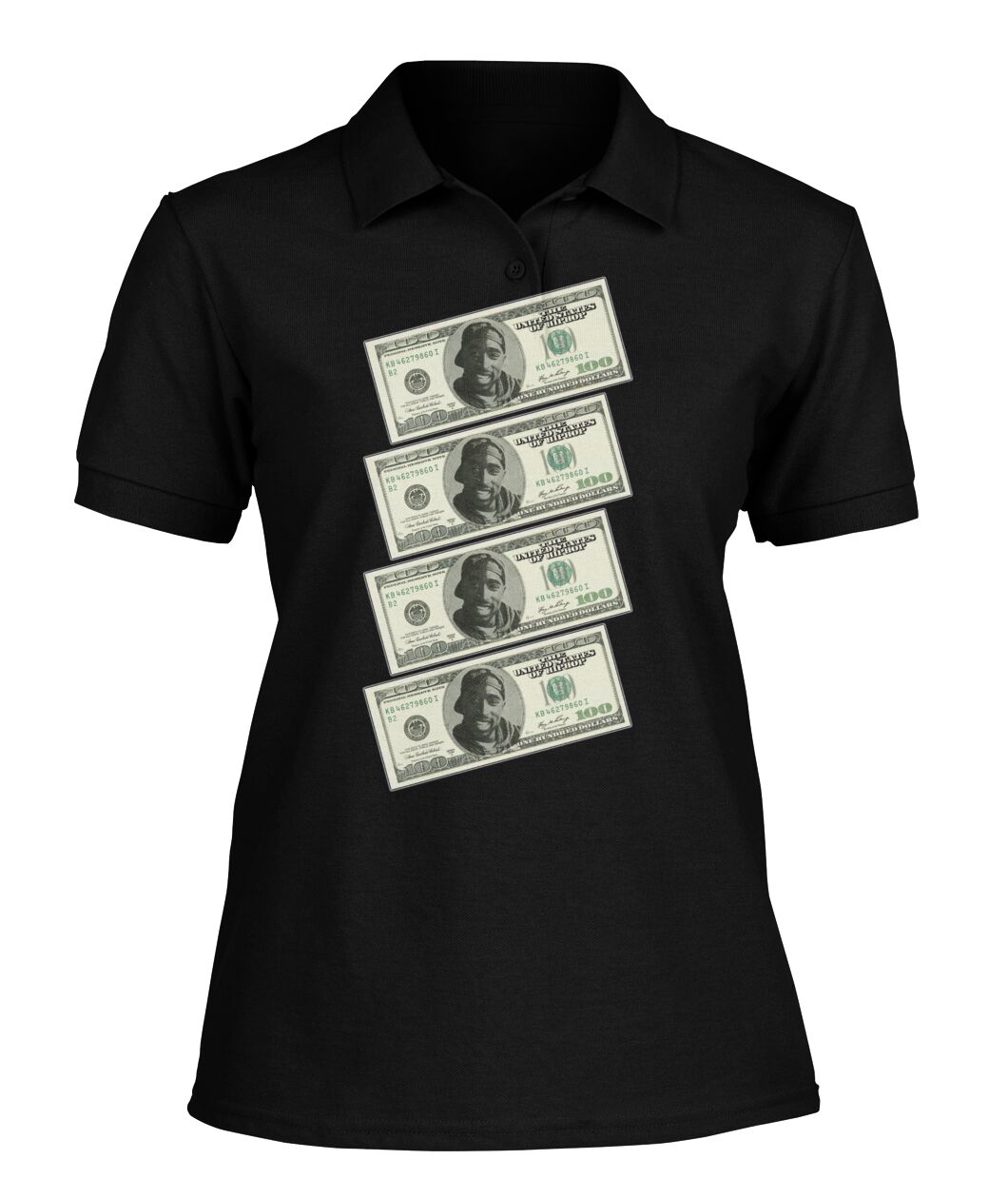 2Pac $100 bills (Tank Top & Polo)