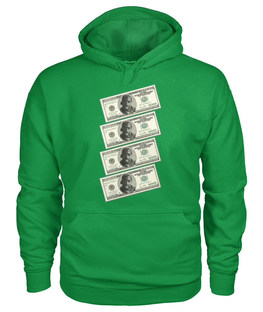 2Pac $100 bills (Hoodie & V Necks)