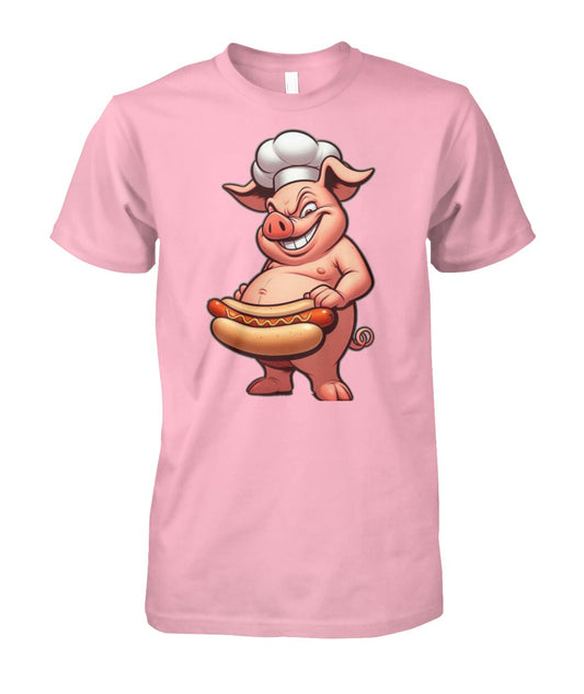 Chef Pig Hotdog (T-Shirt & More)