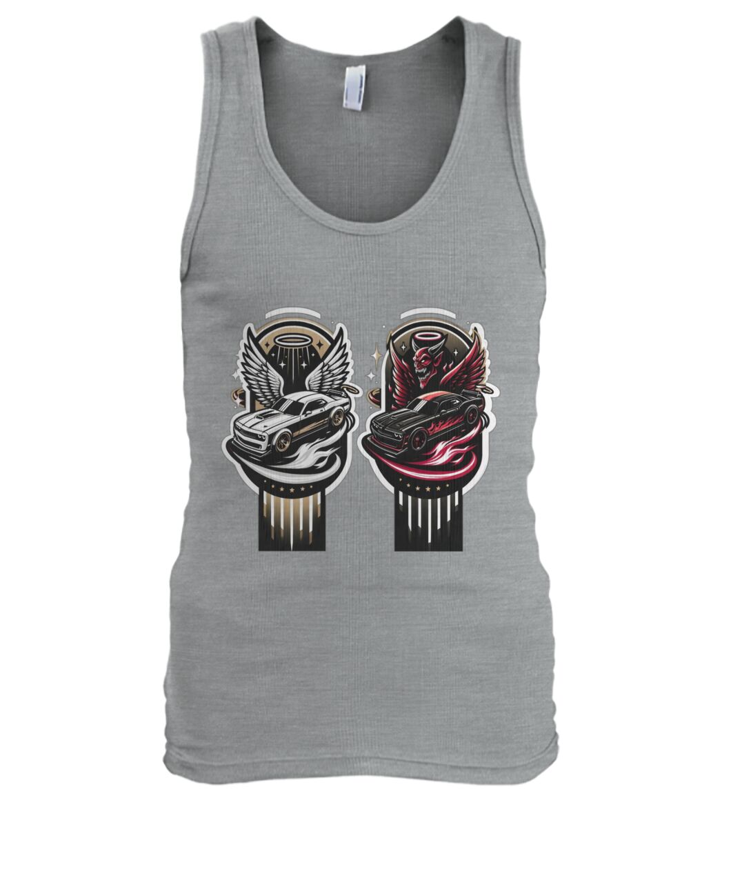 Angel Demon Car 2 (TankTop & More) Men's Tank Top