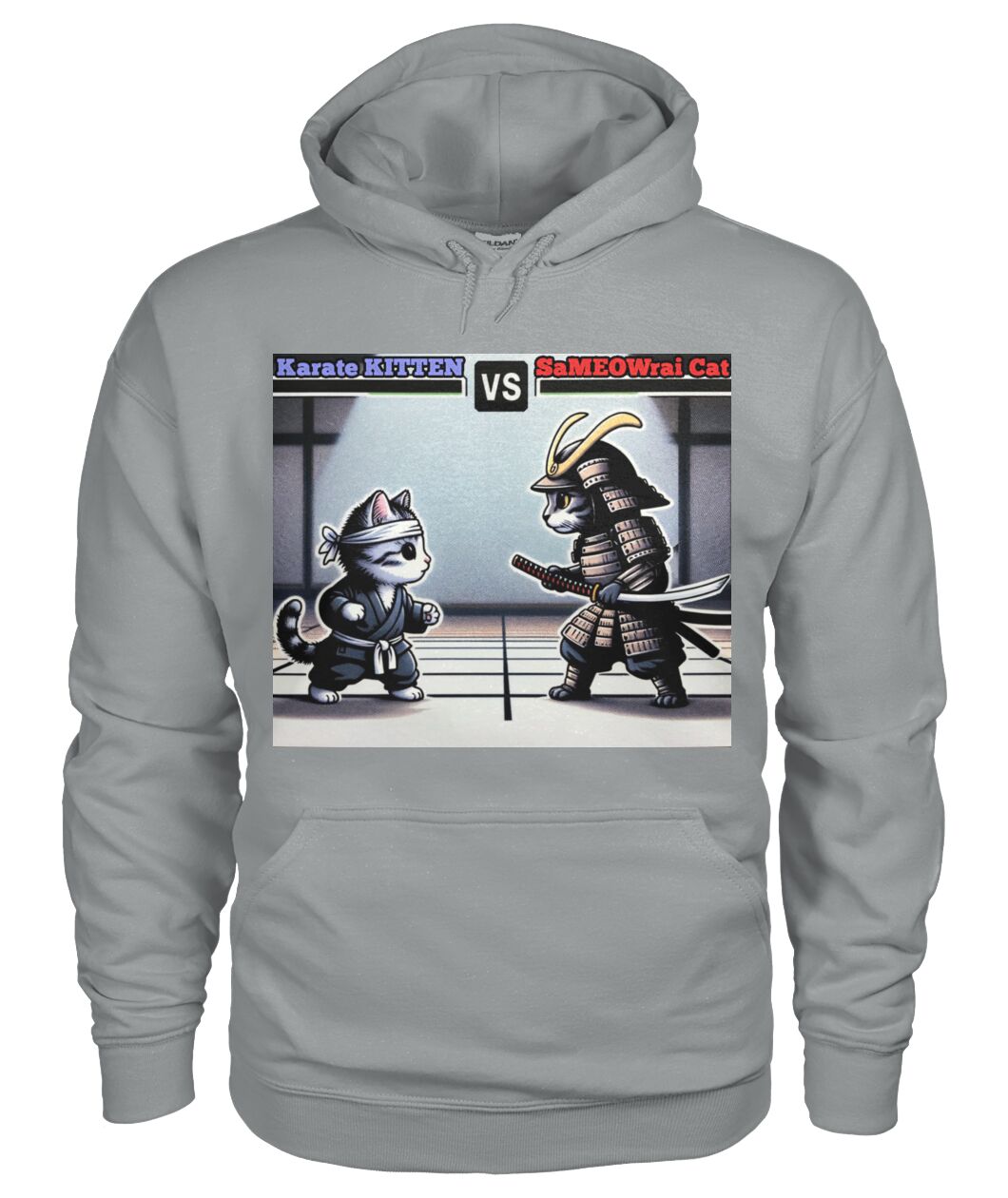 Karate vs Samurai Cat (Hoodie & More) Unisex Hoodie