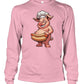 Chef Pig Hotdog (Hoodie & More) Unisex Long Sleeve