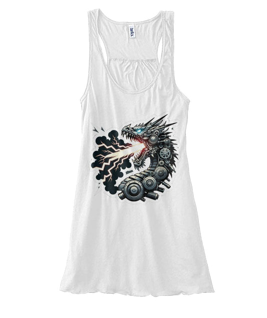 Mech Dragon Adult (TankTop & More) Women's Flowy Tank