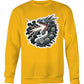 Mech Dragon Adult (Hoodie & More) Crew Neck Sweatshirt