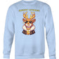 Merry Litmas Reindeer (Hoodie & More) Crew Neck Sweatshirt