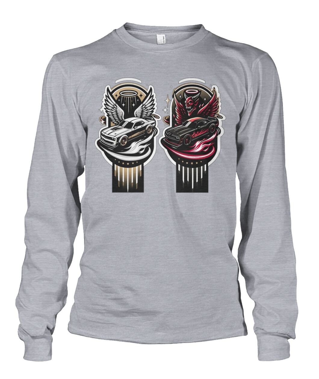 Angel Demon Car 2 (Sweater & More) Unisex Long Sleeve