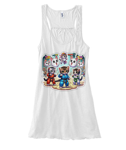 Cat Fighters 1 (TankTop & More) Women's Flowy Tank