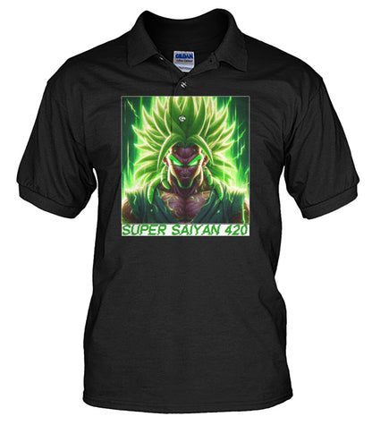 Super Saiyan 420 (Tank Top & Polo)