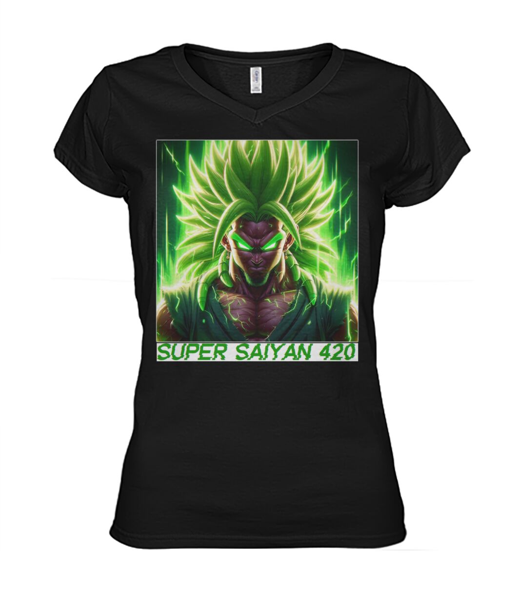 Super Saiyan 420 (Hoodie & V Necks)