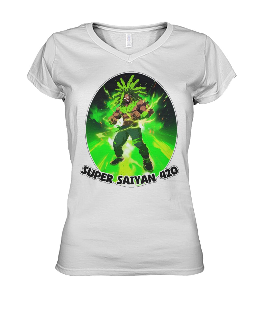 Super Saiyan 420 C (Hoodie & V Necks)